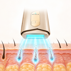 Ice‑Cool IPL Hair Removal Device, Painless Laser Hair Remover for Face, Body, Bikini Area, At‑Home Permanent Hair Removal Machine