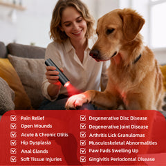 Red Light Therapy Device 660nm for Joint Pain Relief Improving Blood Circulation